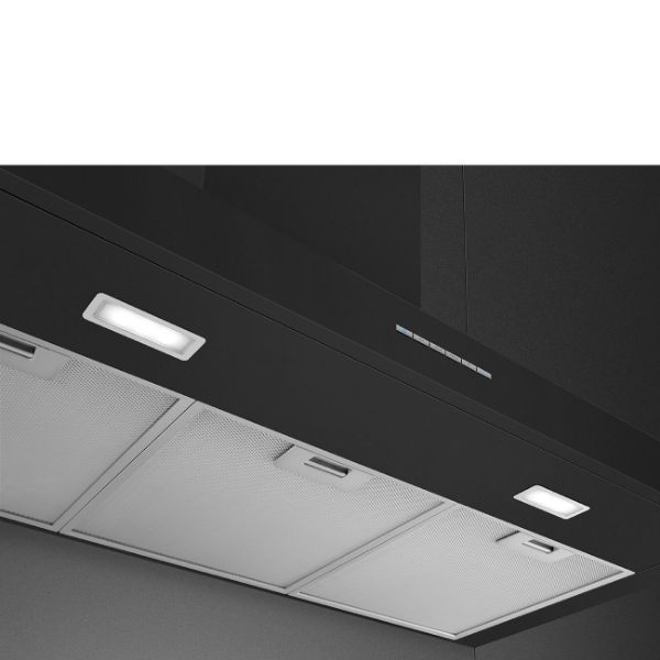 Smeg KBT900NE 90cm Chimney Hood Matte Black under 2