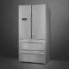 Smeg FQ55FXDE 84cm Two Door Two Drawer Fridge Freezer Stainless Steel Effect main 3