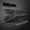 SOP6606WS2PNR 60cm Dolce Stil Novo Pyrolytic SteamOne Wi-Fi Oven opening 