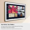 Samsung QE85LS03FWUXXU 85" Neo QLED The Frame Pro TV_side