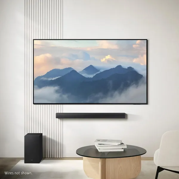 Samsung HW-B650F/XU 3.1ch 370W Soundbar with Wireless Subwoofer Bass Boost and Game Mode - Black_room view