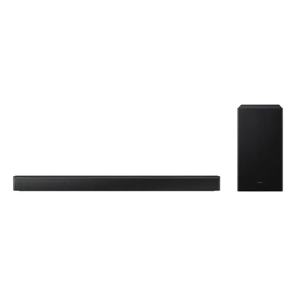 Samsung HW-B650F/XU 3.1ch 370W Soundbar with Wireless Subwoofer Bass Boost and Game Mode - Black_soundbar and speaker