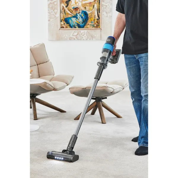 Sebo 95001GB Balance A1 Cordless Stick Vacuum - 48 Minutes Run Time - Basalt Grey/Blue_room view 2