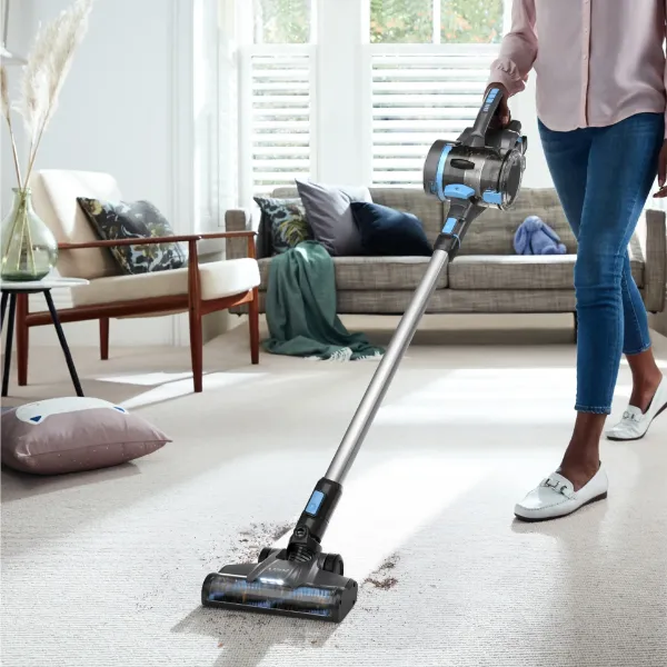 VAX CLSV-B4CA Blade 4 Classic Plus Cordless Vacuum Cleaner - Graphite/Blue_main
