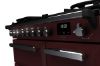 Rangemaster 14979 Estel Deluxe 90 Dual Fuel Range Cooker in Bordeaux with Chrome Trim_controls