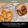 Ninja CW95000UK Cookware 5-Piece Set - Apricot & Grey_handle