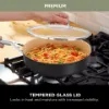 Ninja CW95000UK Cookware 5-Piece Set - Apricot & Grey_glass lid