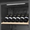 Smeg SCV115G 60cm Freestanding Classic Wine Cooler with Right Hand Hinge SS shelves