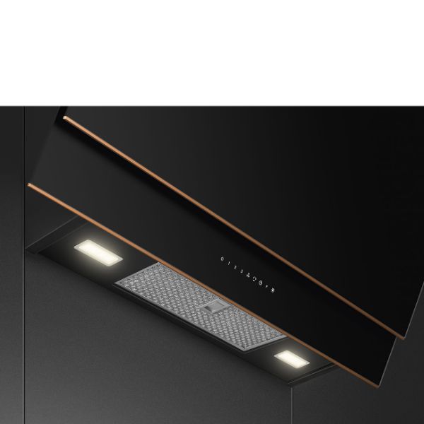 Smeg KV694R 90cm Dolce Stil Novo Angled Chimney Auto-Vent 2.0 Hood under 2
