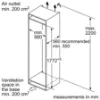 Bosch KIV87VSE0G Series 4 Integrated Fridge Freezer_install