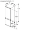 Bosch KIV87VSE0G Series 4 Integrated Fridge Freezer_dimensions