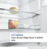 Bosch KIV87VSE0G Series 4 Integrated Fridge Freezer_led lighting
