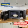 Russell Hobbs RHMI2503B 25 Litres Microwave - Black_inverter technology