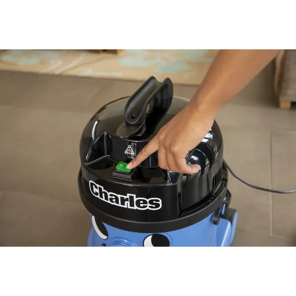 Numatic 824615 Charles Vacuum Cleaner - Blue_controls