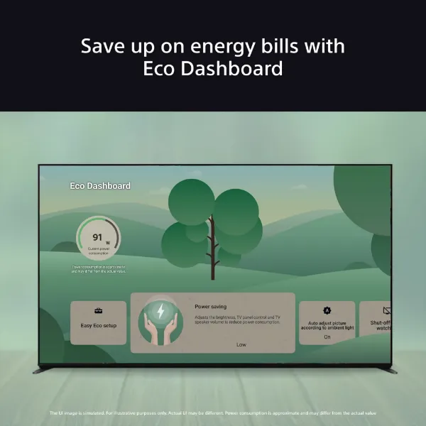 Sony K43S38BP.UKA 43" 4K HDR Google TV_eco dashboard 2