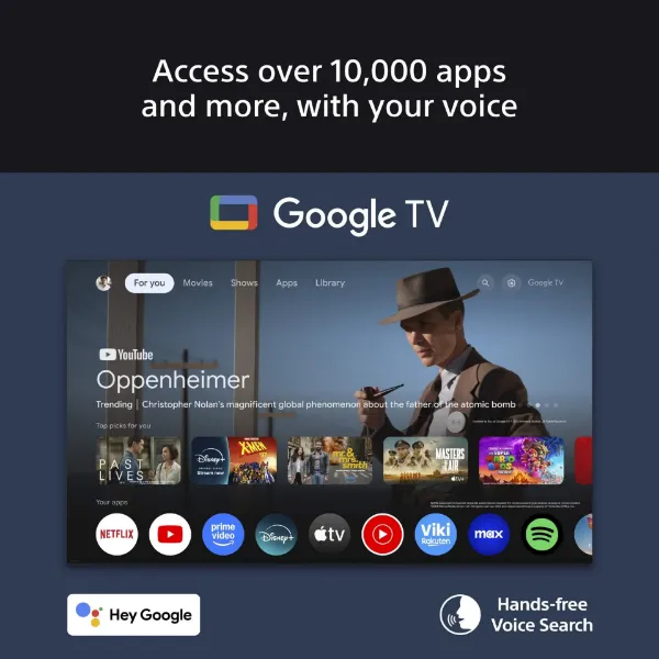 Sony K43S38BP.UKA 43" 4K HDR Google TV_voice search