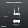 Nutribullet 2775 McLaren Portable Blender - Grey_dimensions