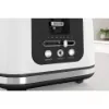 Morphy Richards 245704 Signature 4 Slice Toaster - Moonlight White_controls 1