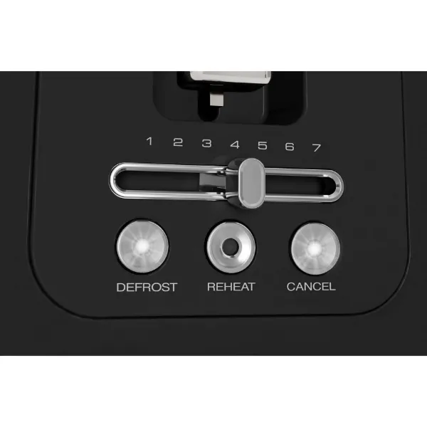Morphy Richards 245744 Signature 4 Slice Toaster - Black_controls 2