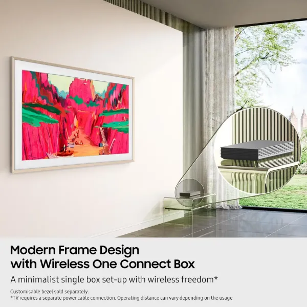 Samsung QE65LS03FWUXXU 65" 4K Neo QLED The Frame Pro TV_connection