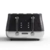 Morphy Richards 243020 Cassini 4-Slice Toaster Moonless Night - Black_front view