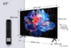 TCL 43V6C-UK 43" 4K Direct LED HDR Google TV_remote