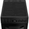 Hotpoint HDE5VDCB 50cm Electric Double Cooker with Ceramic Hob - Black_hob