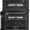 Hotpoint HDG6GDCWX 60cm Gas Double Cooker with Glass Lid - Stainless Steel_interior