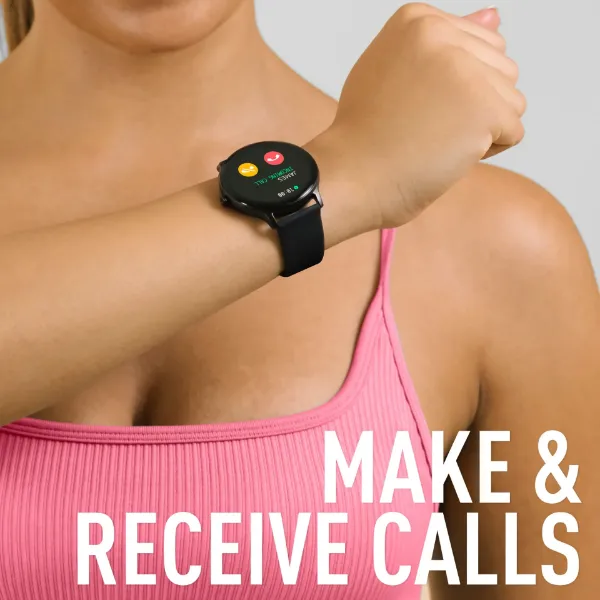 Reflex Active RA22-2182 Series 22 Black Smart Calling Watch - Black_calls