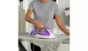 Morphy Richards 302000 TurboGlide Steam Iron - Purple_in use