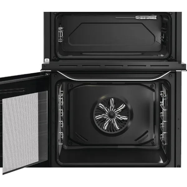 Hotpoint HDE6VDCAX 60cm Electric Double Cooker with Air Fry - Stainless Steel_interior