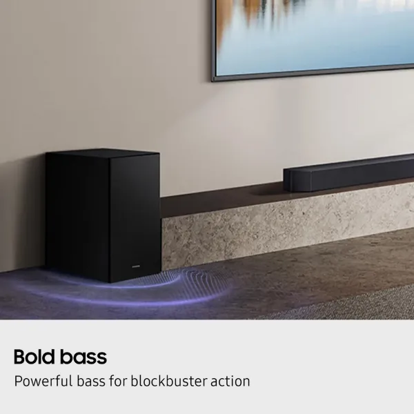Samsung HW-Q600F/XU 3.1.2ch Q-Series Soundbar with Subwoofer - Titan Black_bass
