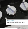 Bosch PCP6A6I90 Series 6, Gas hob, 60 cm, Enamel, Black feature 3