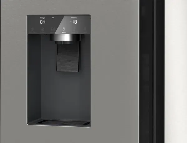 Bosch KFI96APEAG Series 6, French door bottom freezer, multi door, 183 x 90.5 cm, Brushed steel anti-fingerprint water dispenser 2
