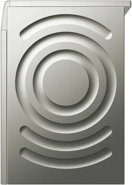 Siemens WG56B2A3GB iQ700 10kg 1600 Spin Washing Machine in Silver Inox_side