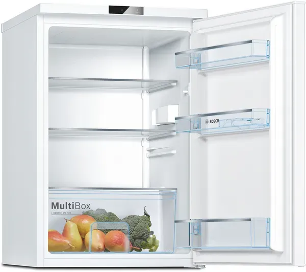 Bosch KTR15NWEAG Series 2, Under counter fridge, White open