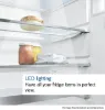Bosch KGN39OCAFG Series 4, Free-standing fridge-freezer with freezer at bottom, 203 x 60 cm, Cast Iron, Green Collection, Total No Frost feature