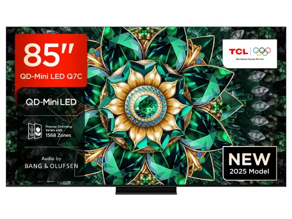 TCL 85Q7C-UK 85" 4K QD-Mini LED UHD Smart Google TV_front