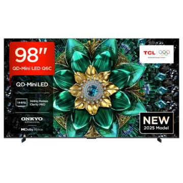 TCL 98Q6C-UK 98" 4K QD-Mini LED UHD Smart Google TV_front TCL 98Q6C-UK 98" 4K QD-Mini LED UHD Smart Google TV_front
