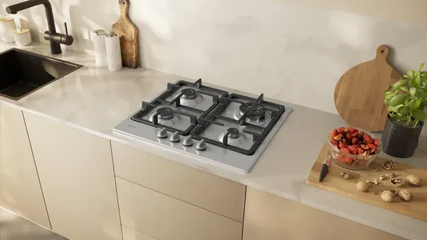 Neff T26GKH8N0 N 50 Gas hob 60 cm Stainless steel main 2