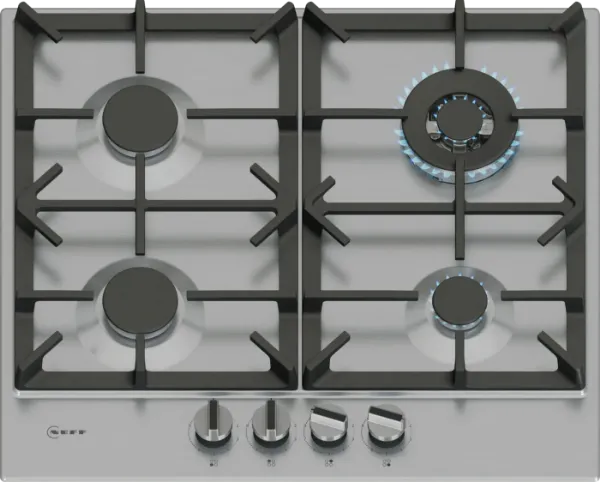 Neff T26CIH8N0 N 70 Gas hob 60 cm Stainless steel main
