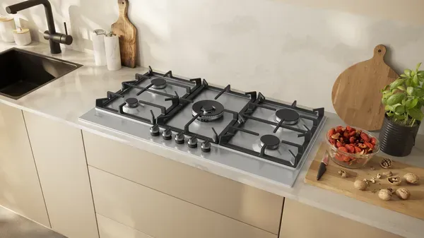 Neff T29CIR8N0 N 70 Gas hob 90 cm Stainless steel main 2