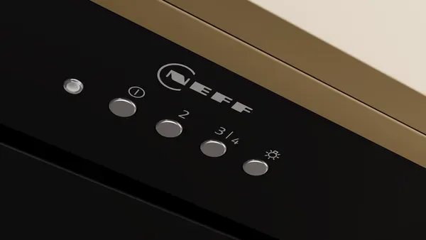 Neff D54NAC1S0B N 70 Canopy cooker hood 52 cm Black controls