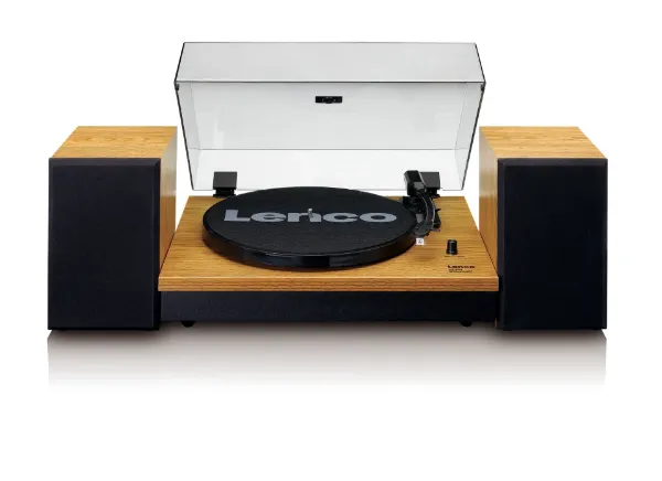 Lenco A003106 Lenco LS-300 Turntable & Hi Fi Speakers - Wood_main