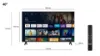 TCL 40S5400AK 40" Frameless FHD HDR Smart Android TV_dimensions
