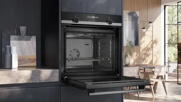 Siemens HB537GBS3B iQ500 Built-in oven 60 x 60 cm Stainless steel open 2