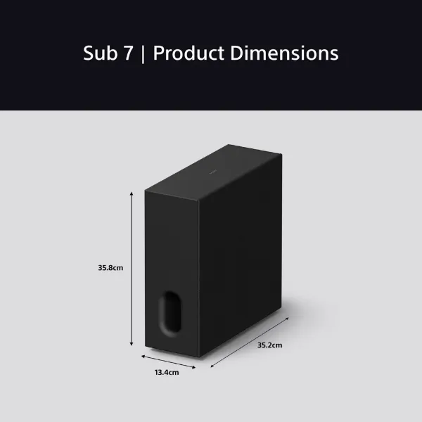 Sony SASW7.CEJ BRAVIA Theatre Wireless Subwoofer 7 - Black_dimensions