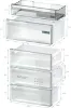 Siemens KG49NXXCF iQ300 Freestanding Fridge Freezer with Total noFrost in Brushed Black Steel AntiFingerprint_dimensions