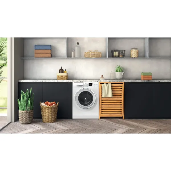 Hotpoint NSWF7469WUK AntiStain WASHING MACHINE 7KG - White - A main