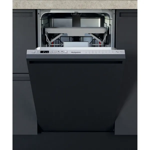 Hotpoint Integrated Slimline Dishwasher HSIO 3T223 WCE UK N - Silver main